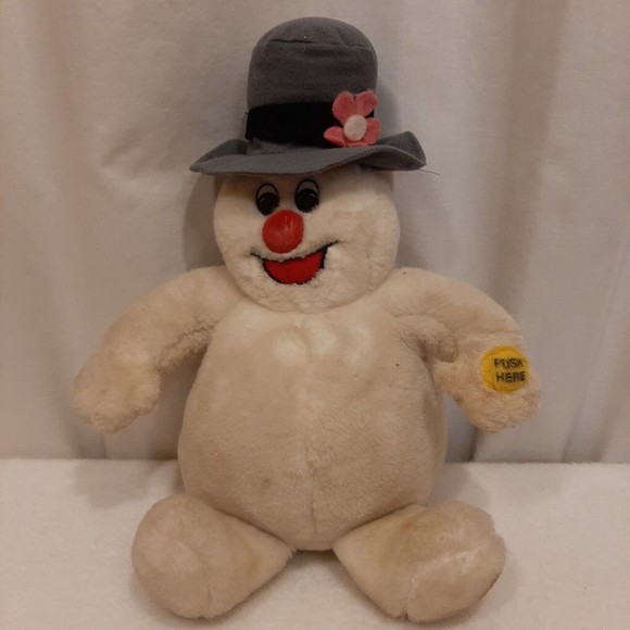 Gemmy Animated Frosty The Snowman Singing Christmas Plush, 2001 For Parts VTG - Picture 2 of 16